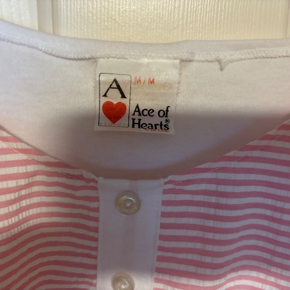 Vintage Ace of Hearts Women's Top - Picture 2 of 3